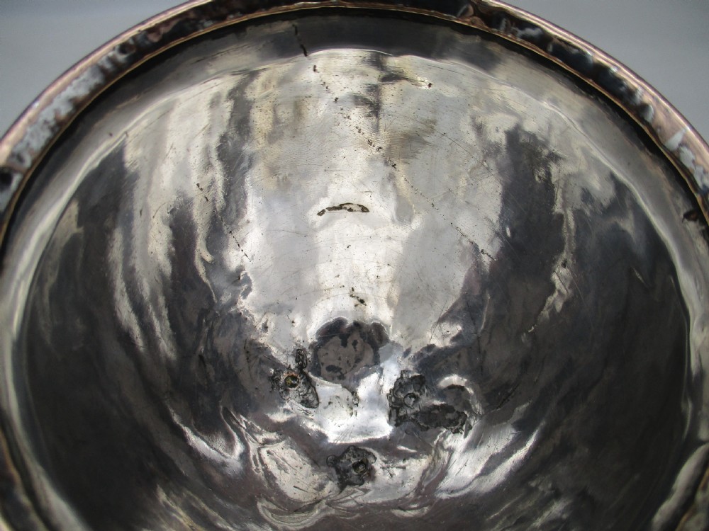 Rare 18th Century Old Sheffield Plated 'Coconut' Cup View V