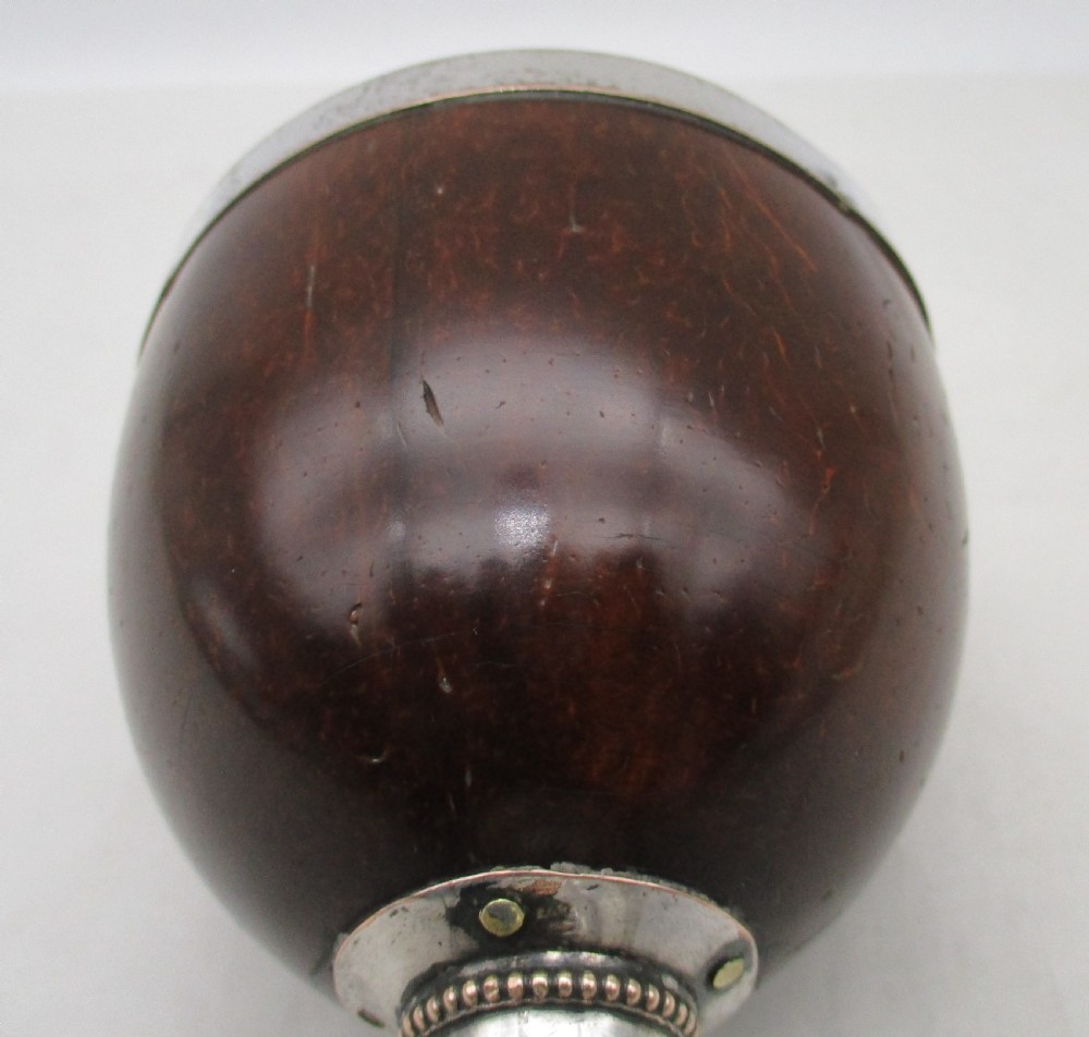 Rare 18th Century Old Sheffield Plated 'Coconut' Cup View VII