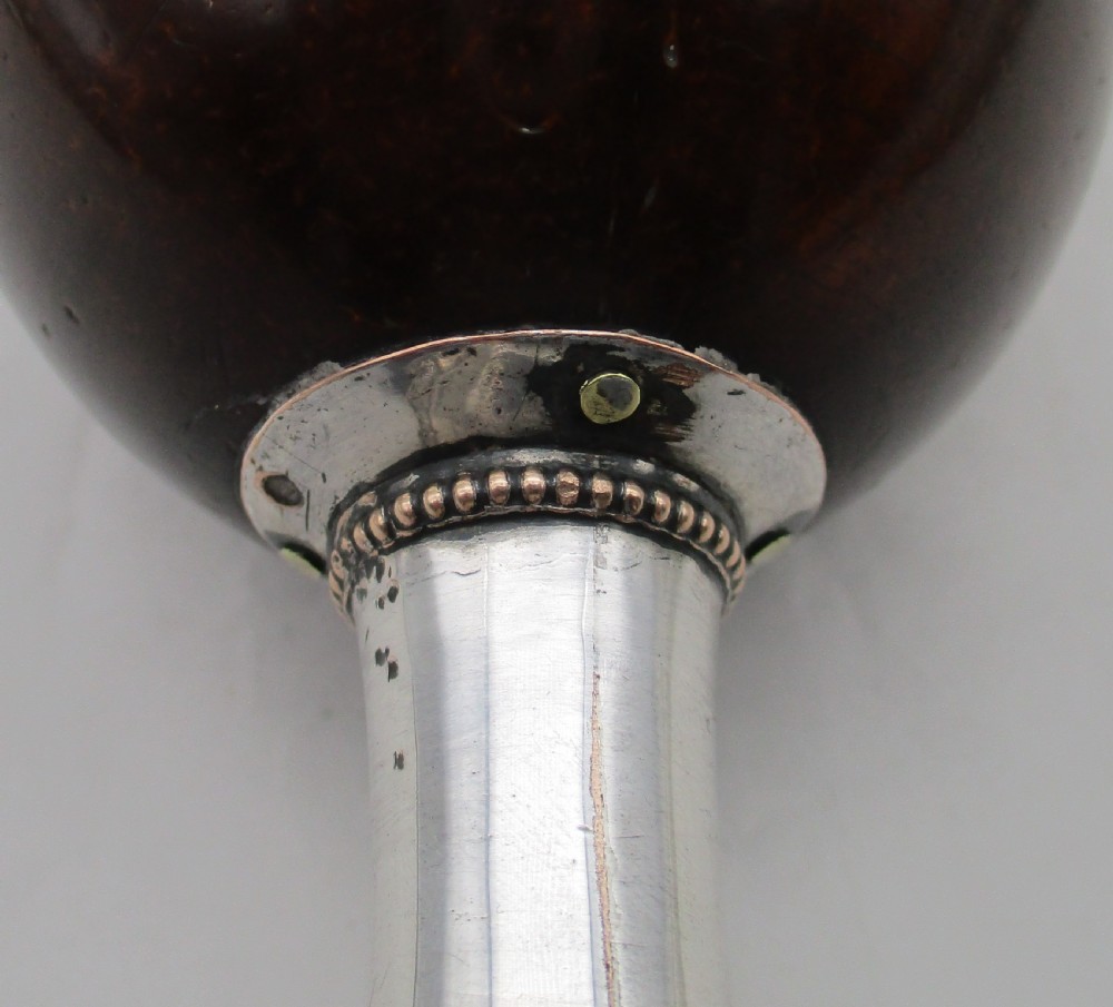 Rare 18th Century Old Sheffield Plated 'Coconut' Cup View VIII