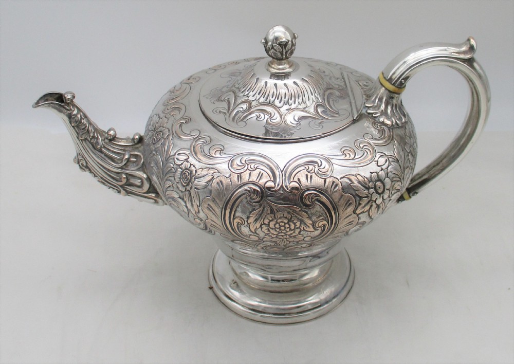 Rare 18th Century Old Sheffield Plated Tea Pot View II