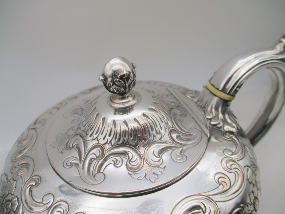 Rare 18th Century Old Sheffield Plated Tea Pot View IV