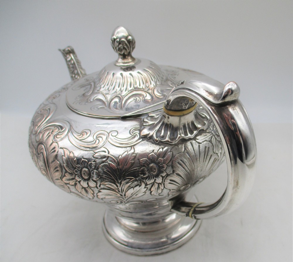 Rare 18th Century Old Sheffield Plated Tea Pot View VI
