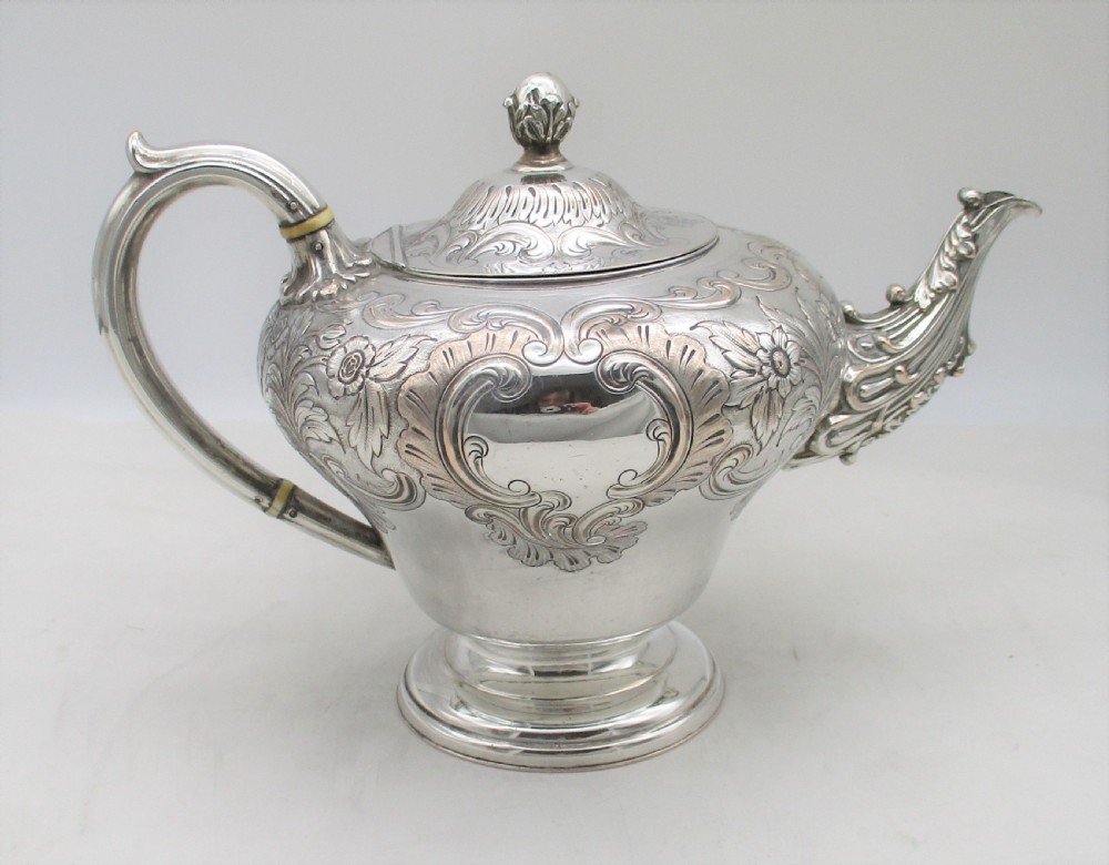 Rare 18th Century Old Sheffield Plated Tea Pot View IX