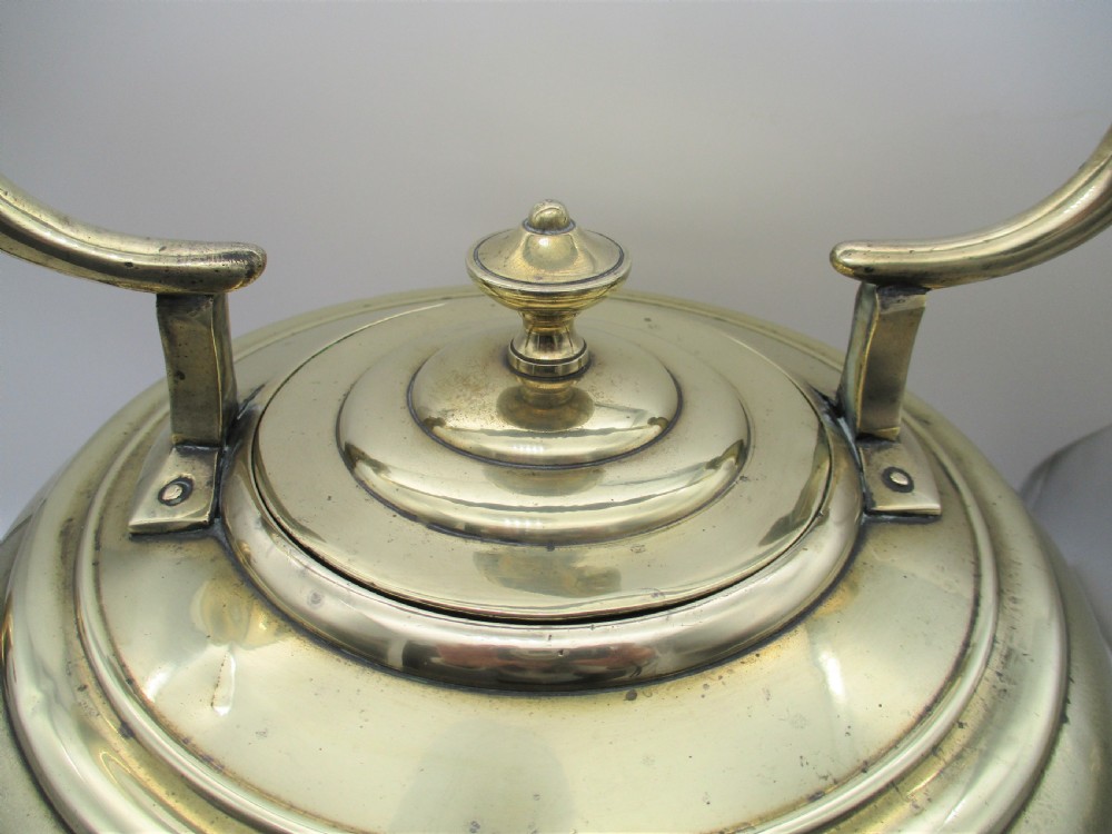 Large 19th Century Brass Spirit Kettle View IV