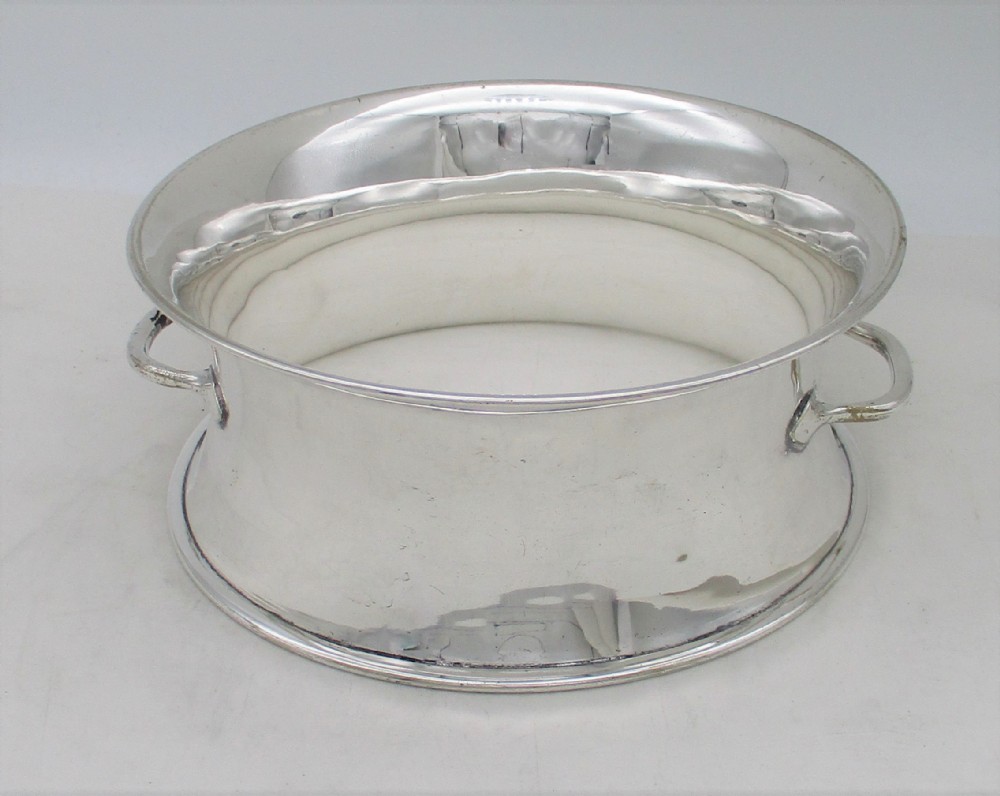 A Good Silver Plated Dish Ring by Thomas White c1890