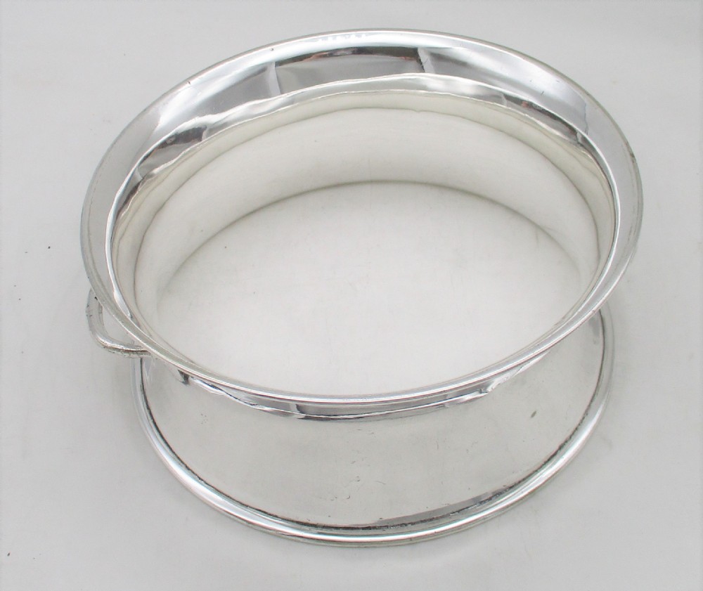 A Good Silver Plated Dish Ring by Thomas White c1890 View III