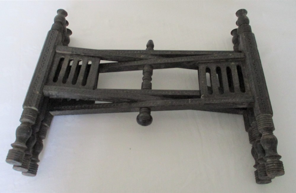 Good Brass Topped Benares Table c1900 View VI
