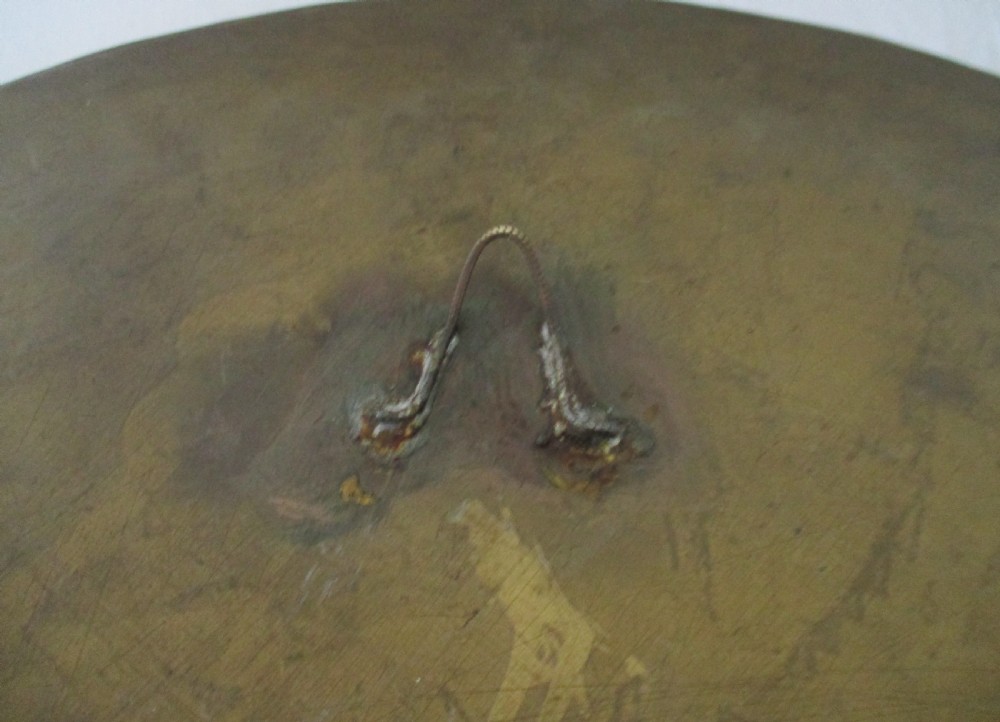 Good Brass Topped Benares Table c1900 View XII