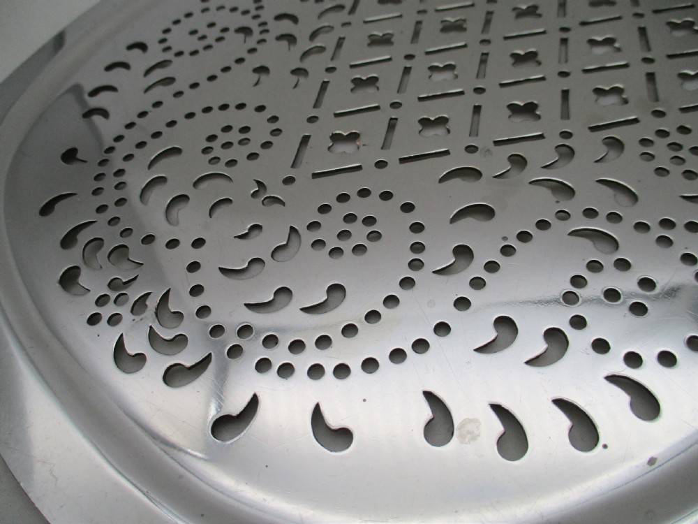 Good Small Old Sheffield Plated Mazarine / Draining Plate View III