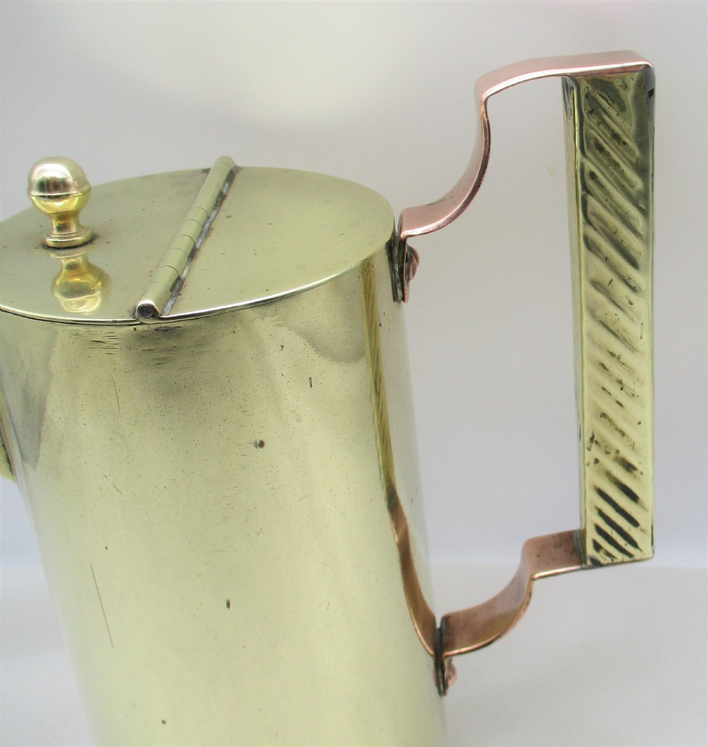 Rare Brass Trench Art Coffee Pot 1918 View IV