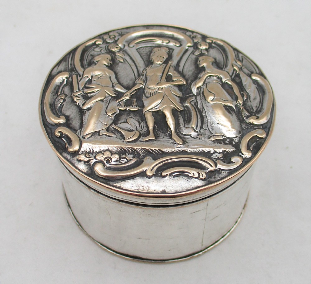 A Rare 18th Century Old Sheffield Plated Patch Box
