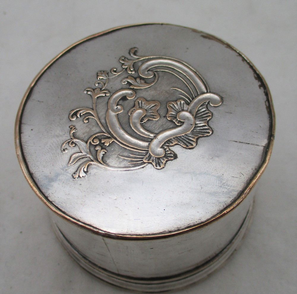 A Rare 18th Century Old Sheffield Plated Patch Box View VI