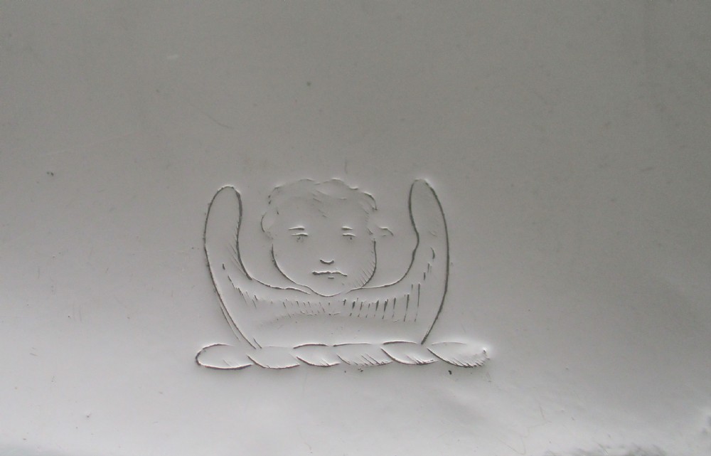 A Small Fine Old Sheffield Plated Card Tray View III