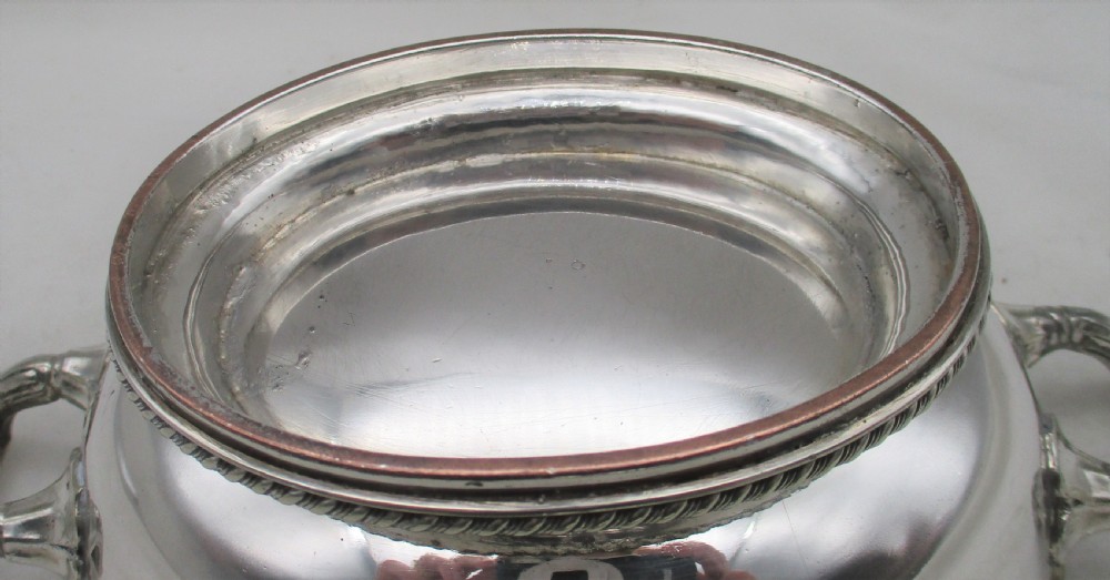 Small Fine Old Sheffield Plated Sauce Tureen c1820 View VII