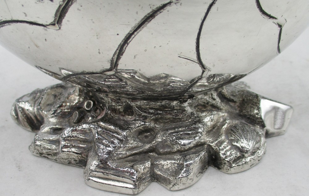 Late 19th Century Silver Plated Nautilus Spoon Warmer View IV