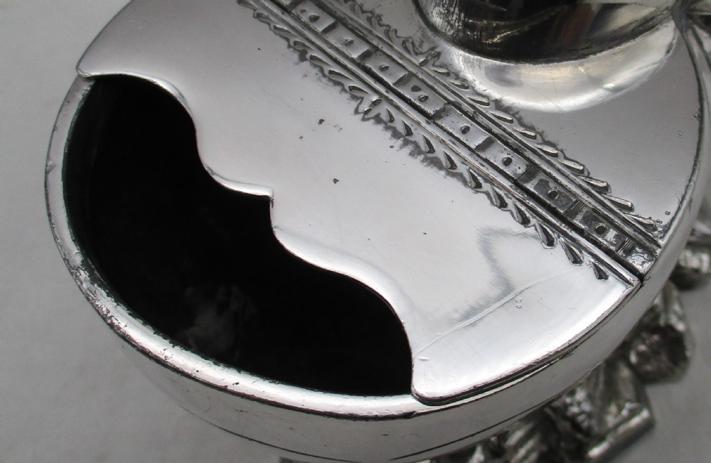 Late 19th Century Silver Plated Nautilus Spoon Warmer View V