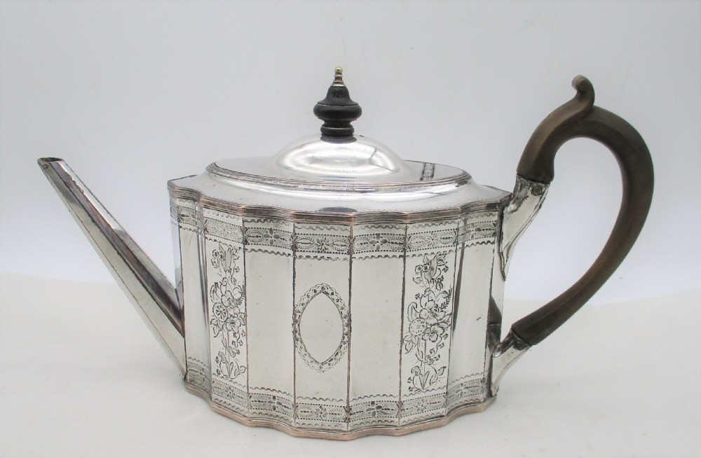 Fine 18th Century Old Sheffield Plated Tea Pot