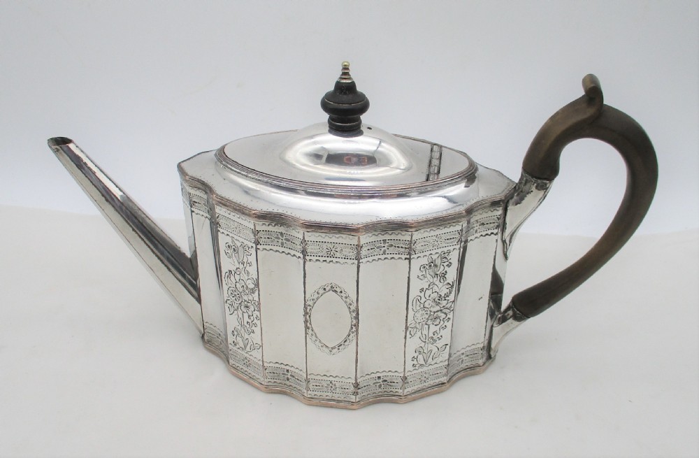 Fine 18th Century Old Sheffield Plated Tea Pot View II