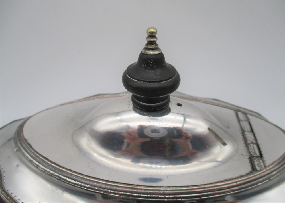 Fine 18th Century Old Sheffield Plated Tea Pot View V