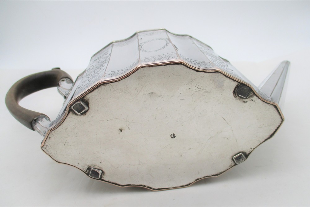 Fine 18th Century Old Sheffield Plated Tea Pot View IX