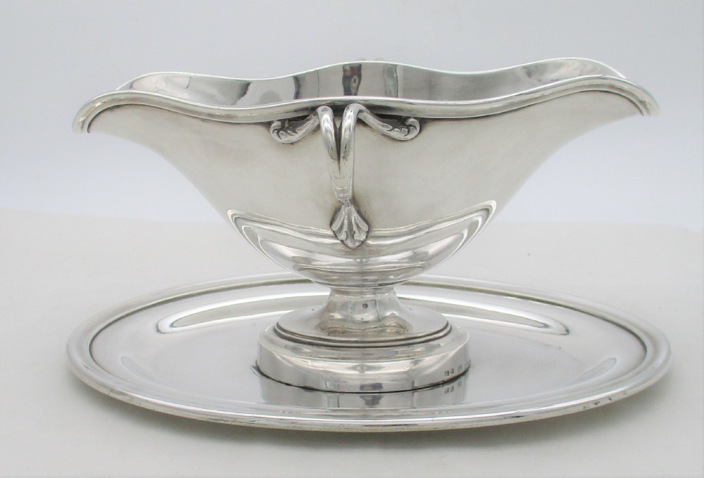 Fine Large Silver Plated Sauce Boat by Christofle of Paris