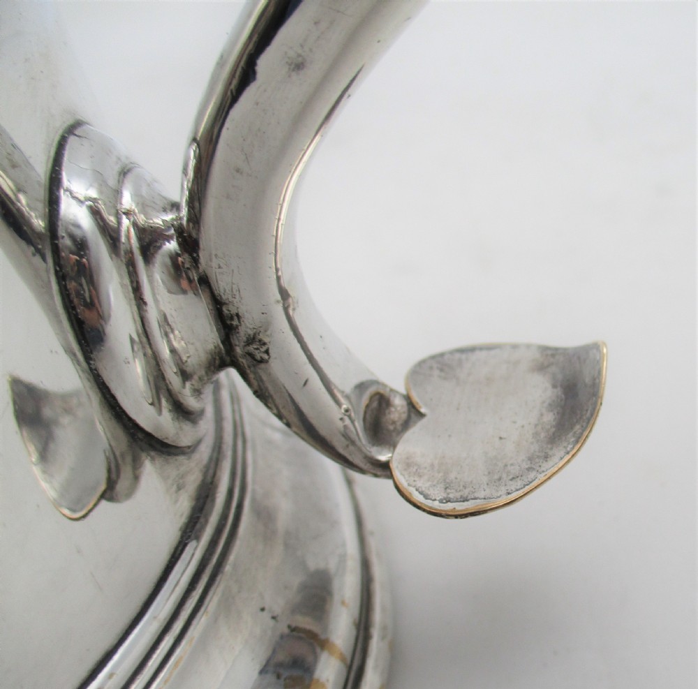 Fine 18th Century Old Sheffield Plated Quart Lidded Tankard View X