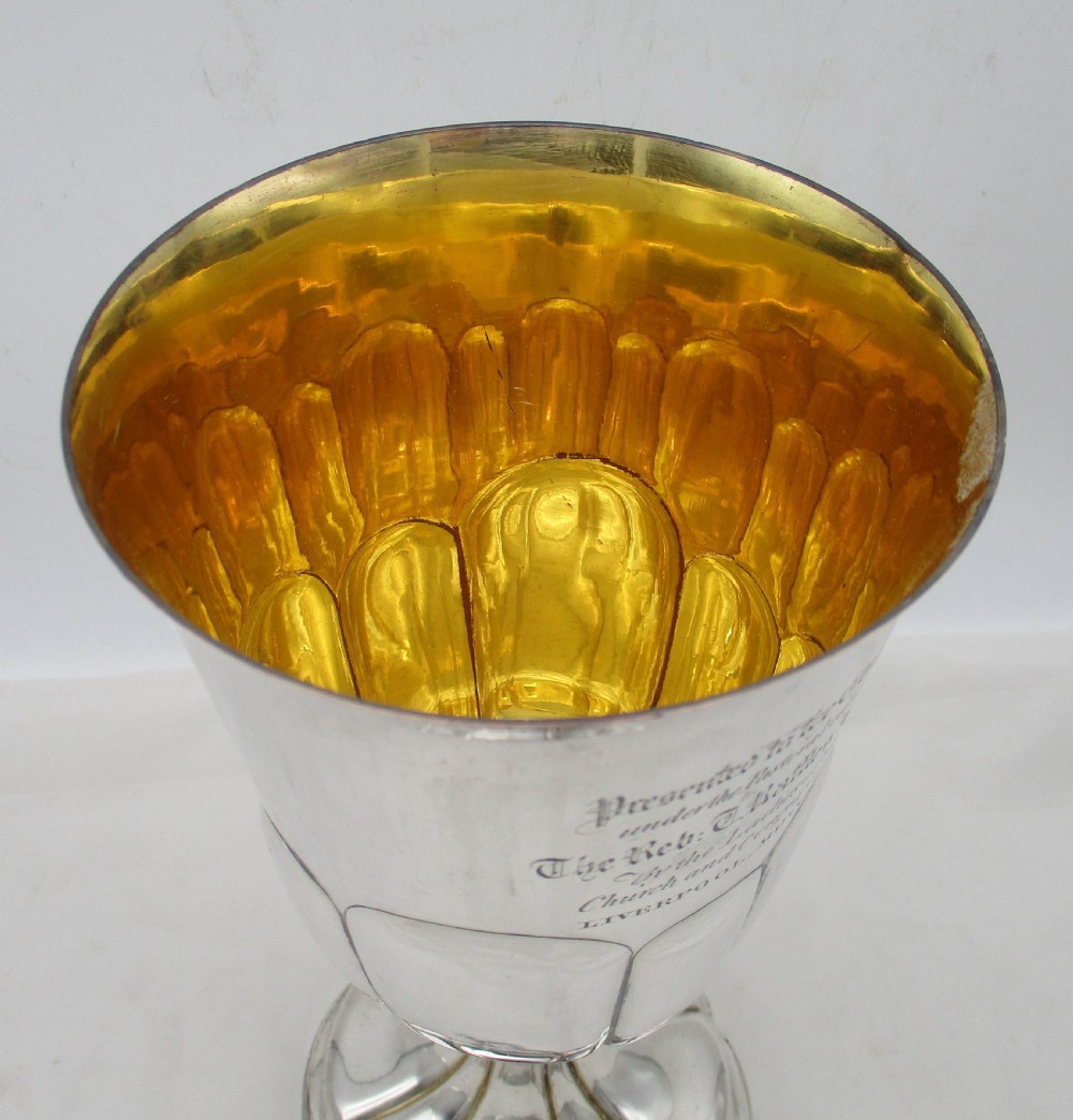 Fantastic Boxed Old Sheffield Plated Communion Set c1840 View XII