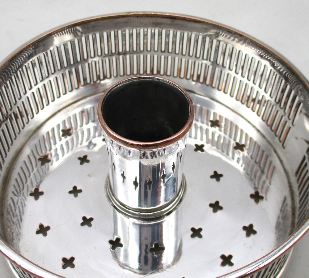 Pair of Old Sheffield Plated Chamber Candlesticks View IV