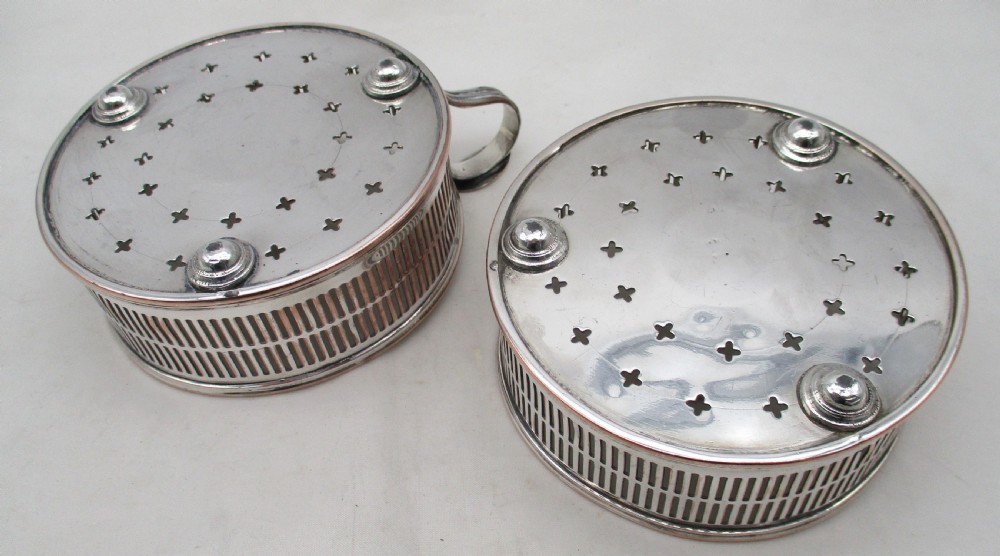 Pair of Old Sheffield Plated Chamber Candlesticks View VI