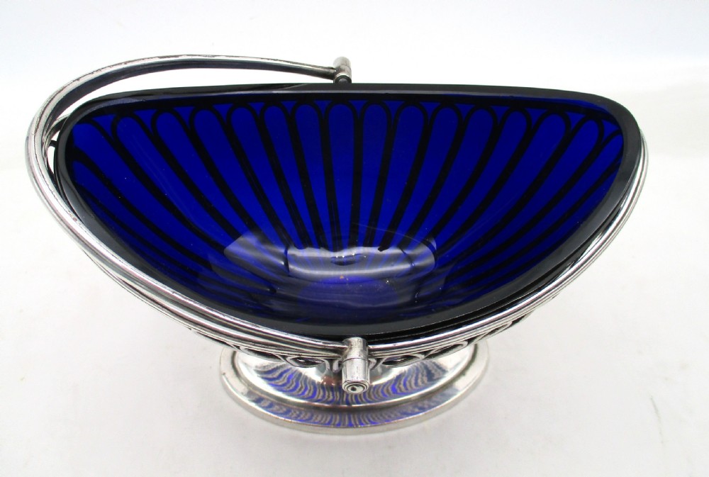 Fine 18th Century Old Sheffield Plated Wirework Sweetmeat Dish View IV