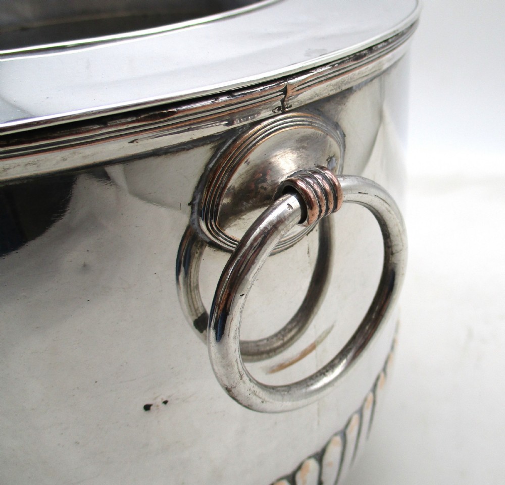 Fine 18th Century Old Sheffield Plated Wine Cooler View VII