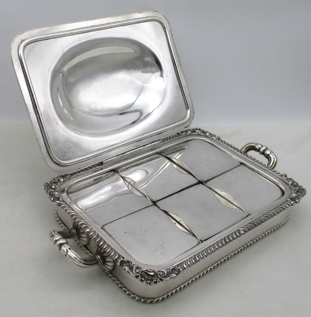 Fine Old Sheffield Plated Cheese Toasting Dish