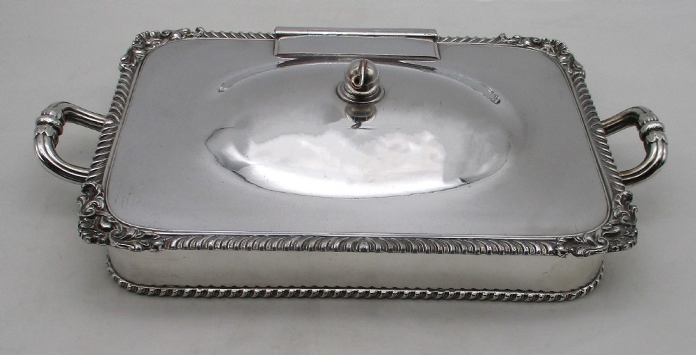 Fine Old Sheffield Plated Cheese Toasting Dish View II