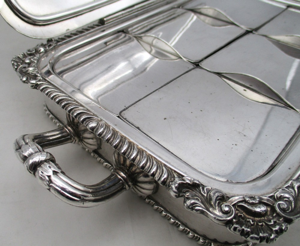 Fine Old Sheffield Plated Cheese Toasting Dish View III
