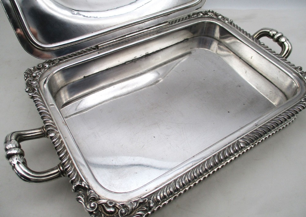 Fine Old Sheffield Plated Cheese Toasting Dish View VI