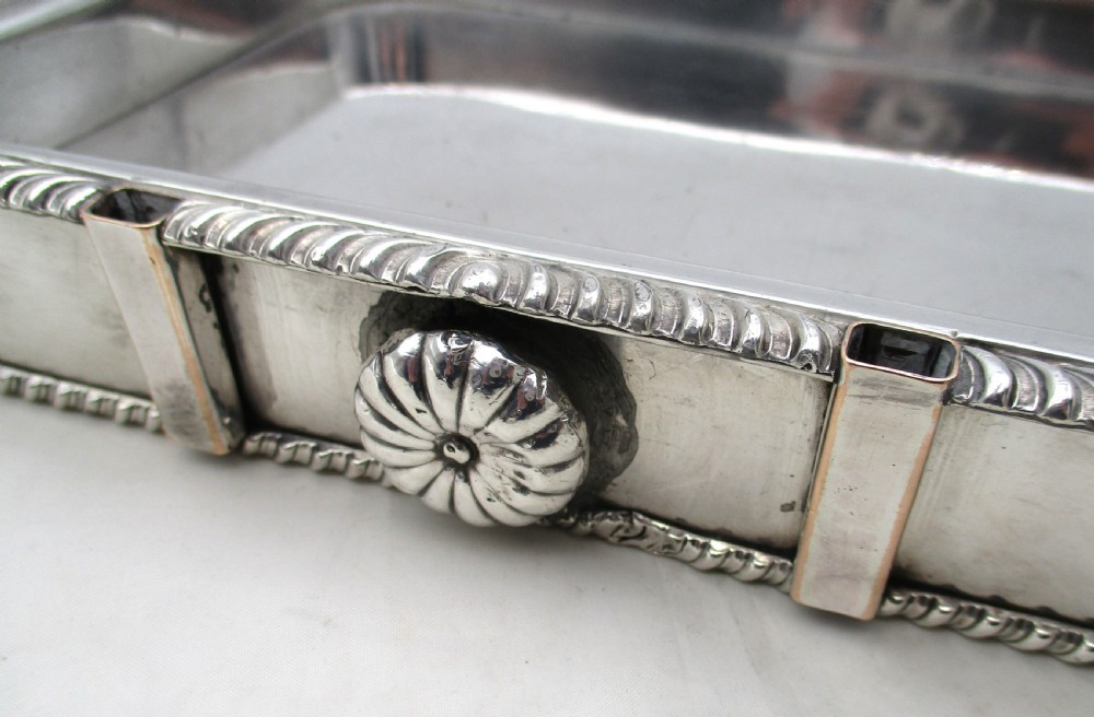 Fine Old Sheffield Plated Cheese Toasting Dish View X