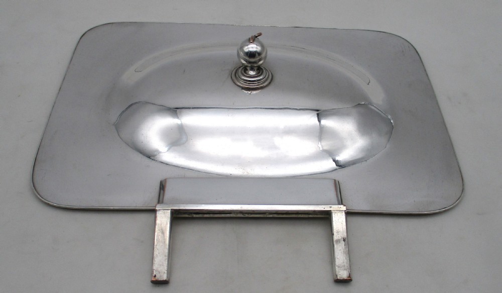 Fine Old Sheffield Plated Cheese Toasting Dish View XI