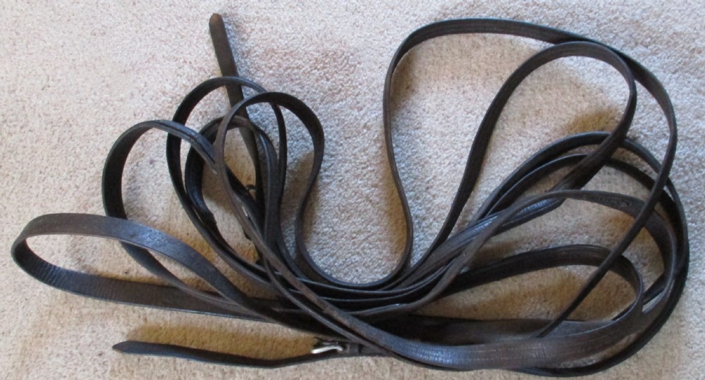 Rare Crested 19th Century Leather & Silver Plated Horse Collar & Tack View X
