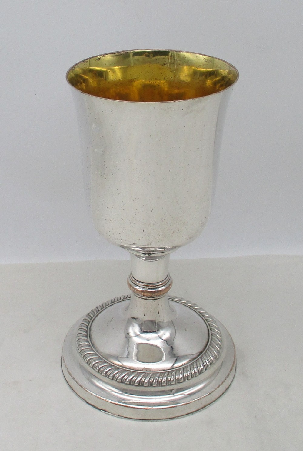 Fine Old Sheffield Plated Chalice / Goblet - Gainsford
