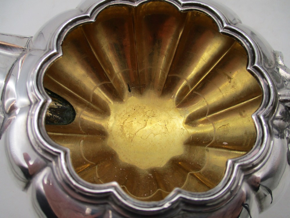 Fine Old Sheffield Plated Pumpkin Shaped Tea Set View XIII