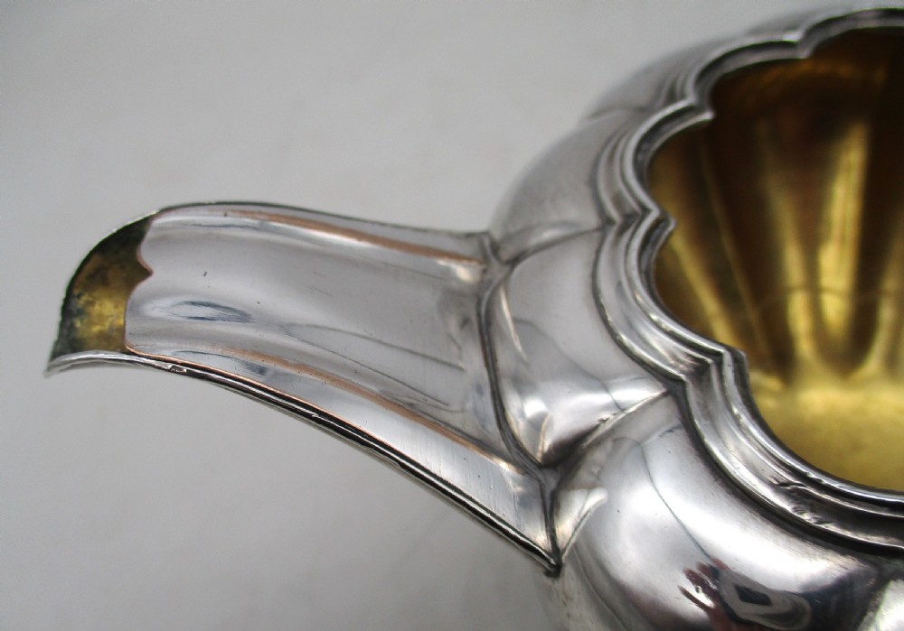 Fine Old Sheffield Plated Pumpkin Shaped Tea Set View XIV
