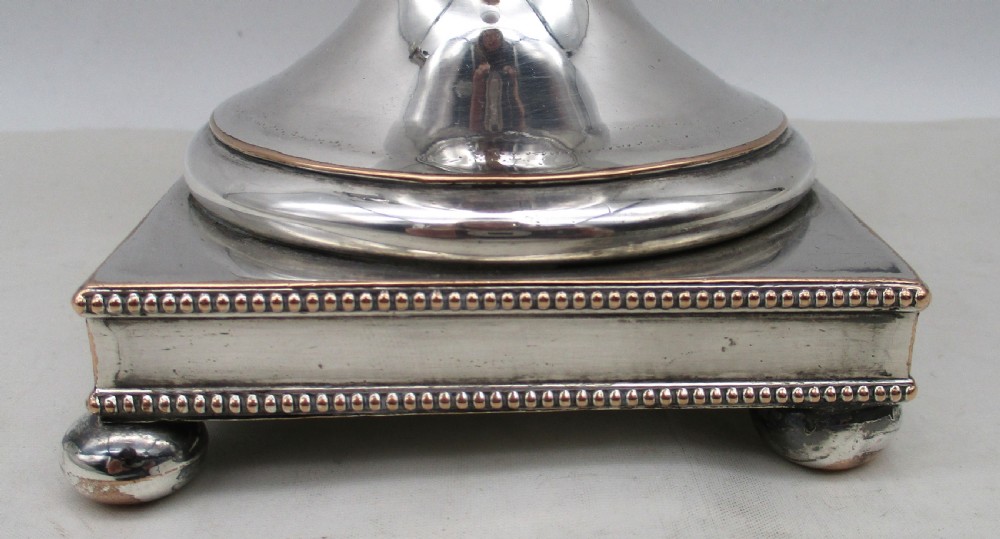 Tall Old Sheffield Plated Wine Ewer View II