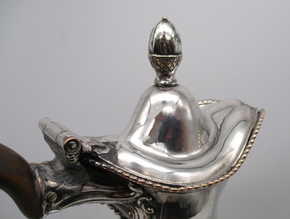 Tall Old Sheffield Plated Wine Ewer View III