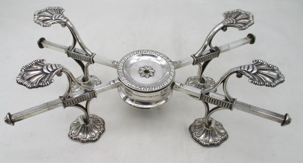 Late 18th Century Old Sheffield Plated Dish Cross View V