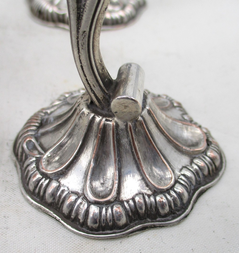 Late 18th Century Old Sheffield Plated Dish Cross View VII