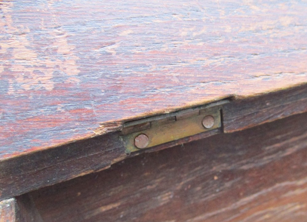 Edwardian Oak Candle Box View VI