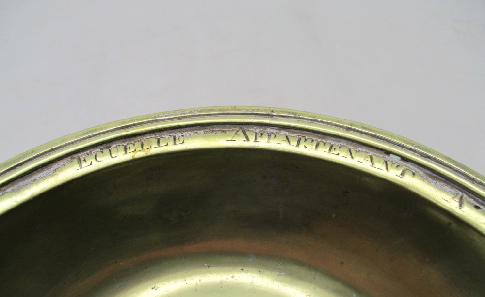 Rare French Brass Begging Bowl - Carmelite Order View II