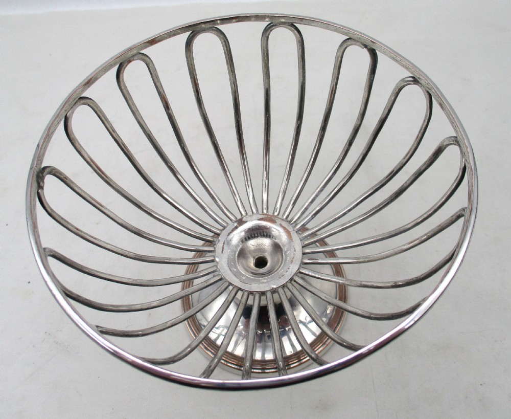 18th Century Old Sheffield Plated Bon Bon Dish View V
