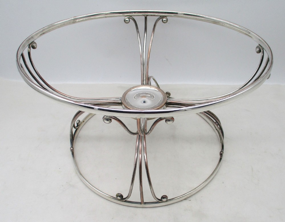 Fine Old Sheffield Plated Dish Ring View II