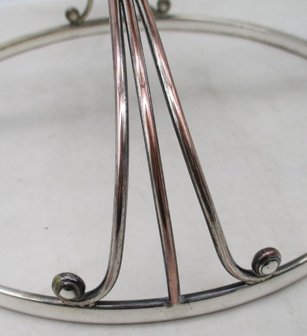 Fine Old Sheffield Plated Dish Ring View III